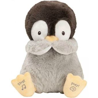 Peluche Gund Kissy le Pingouin animé