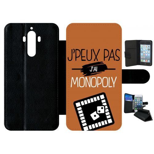 Etui à rabat huawei mate 9 j peux pas j ai monopoly 7