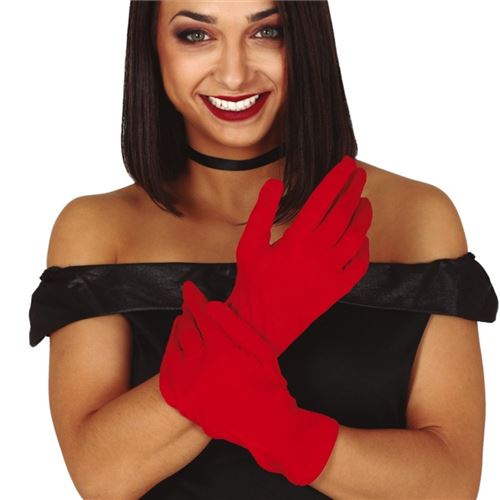 gants rouges 25 cm