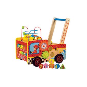 Chariot pompier en bois activités Clearance