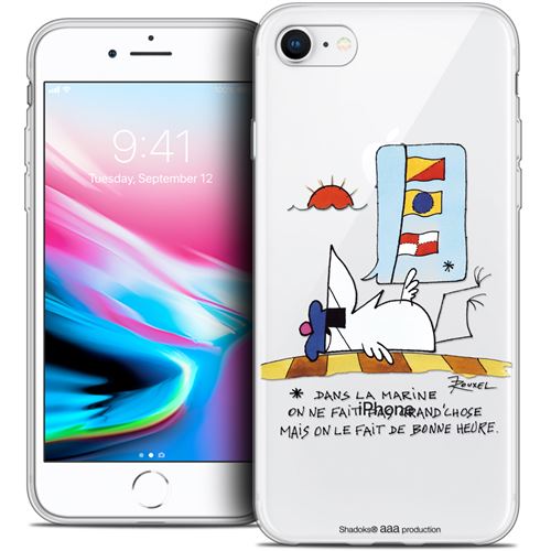 Coque Gel Apple iPhone 7 (4.7 ) Extra Fine Les Shadoks® - La Marine