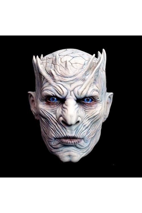 Masque Latex Adulte Roi De La Nuit Marcheur Blanc Game Of Thrones© - Blanc - Taille Unique