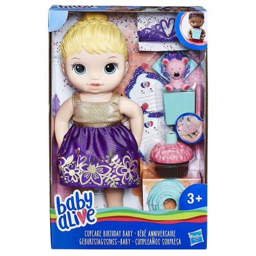 Hasbro Baby Alive e0596es1 Anniversaire Amusant de bébé, poupée
