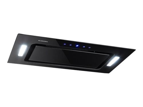 Klarstein Hektor Sl Hotte Murale Aspirante - 3 Niveaux De Puissance - Débit D'Air 530M³/H - Panneau De Commande Tactile - Filtre Aluminium Lavable Au Lave-Vaisselle