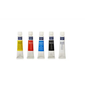 Boîte de 5 Tubes de gouache Lefranc Bourgeois 10 ml