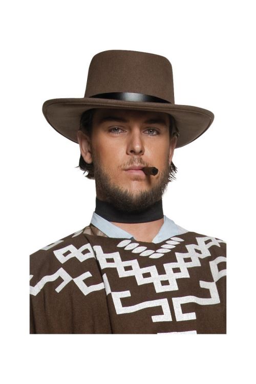Chapeau Authentique De Cowboy Bandit - Marron