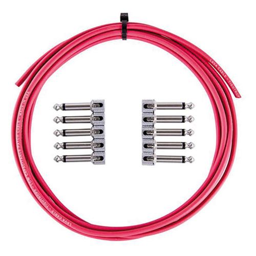 Lava Cable TiightRope Solder-Free Kit 10 rouge, coudé
