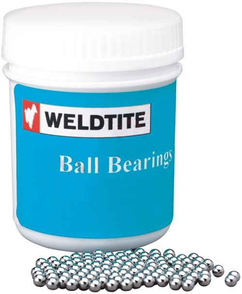 Weldtite billes de roulement 1/4 pouce argent en acier 200 pièces