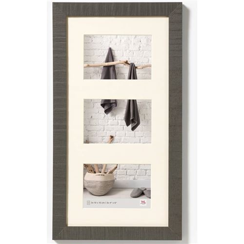 Walther Design Cadre photo Home 3x10x15 cm Gris