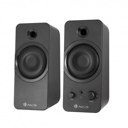 NGS Gaming GSX-200 - Luidsprekers - voor PC - 20 Watt (Totaal) - dof zwart
