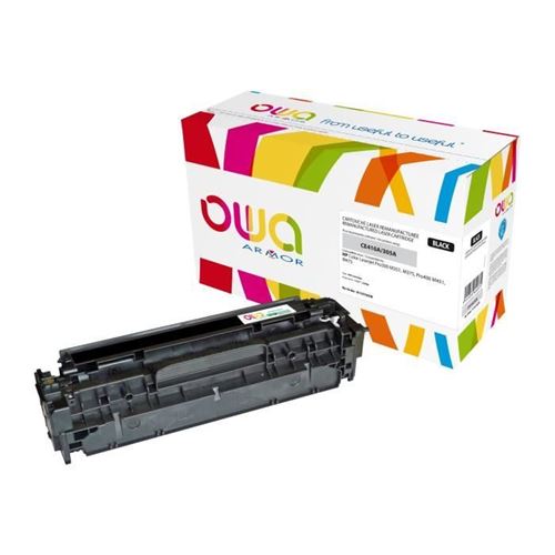 OWA compatible remanufacture cartouche de toner alternative pour : HP CE410A - vue 1