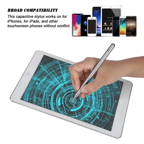 Universel Capacitif Actif Stylet Tactile Stylo Smart Ios / Android Apple  Ipad Téléphone Crayon Touch Dessin Tablette Smartphone