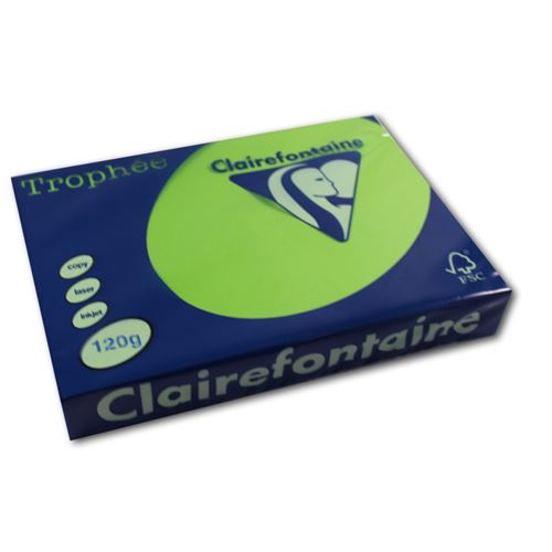 Ramette papier couleur Clairefontaine A4 120g - Vert menthe