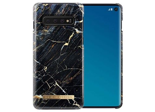 IDEAL OF SWEDEN Fashion Case - Coque de protection pour téléphone portable - plastique - marbre port laurent - pour Samsung Galaxy S10