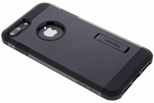 Spigen Tough Armor 2 - Coque de protection pour téléphone portable - polycarbonate, polyuréthanne thermoplastique (TPU) - noir - pour Apple iPhone 7 Plus, 8 Plus