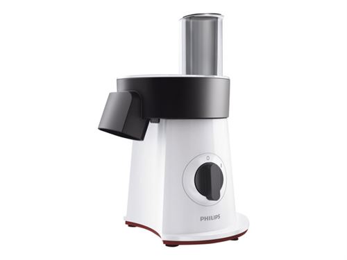 Philips Viva Collection SaladMaker HR1388 - Robot multi-fonctions - 200 Watt - blanc/noir/rouge étoile