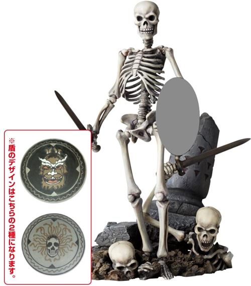 Sci-fi Revoltech Series No.0020 - Jason And The Argonauts Pre-painted Pvc Figure: Skeleton Army 2nd Ver. (re-run)
