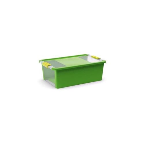 abm boîte de rangement bi box - 26 l - vert