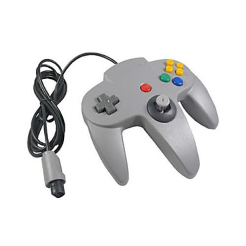 Lookshop Gris Manette De Jeu Filaire N64 Pour Nintendo Ds