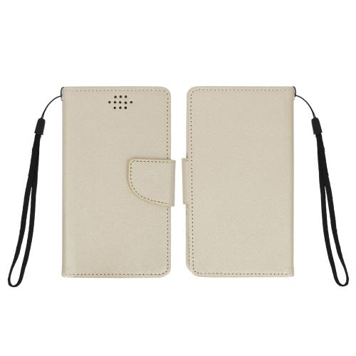 Etui universel pour Smartphone 152 x 76 x 10 mm avec Porte-cartes Avizar Fancy Style doré