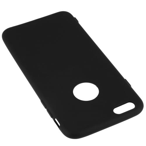 Avizar Coque Silicone TPU Gel Souple Apple iPhone 6 Plus / 6S Plus - Noir Mat