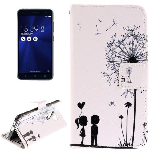 Asus ZenFone 3 / ZE520KL Housse Etui Cuir PU Pissenlit ALS17350