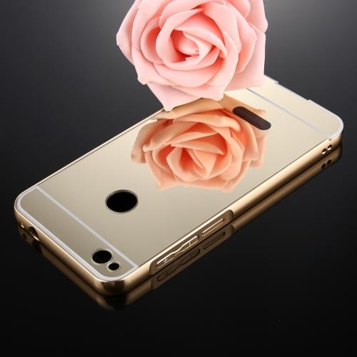 Huawei Honor 8 Coque Protection Plastique Effet Mirroir Doré Electroplating ALS17783