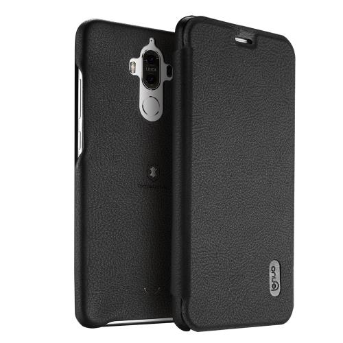Huawei Mate 9 Housse Etui Cuir PU Noir Texture Litchi ALS17838