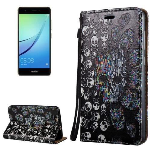Huawei nova Housse Etui Cuir PU 3D Squelette ALS17855