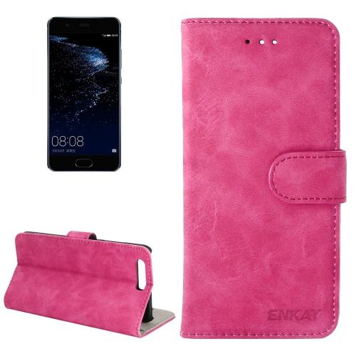 Huawei P10 Housse Etui Cuir PU Magenta Horizontal ALS17978