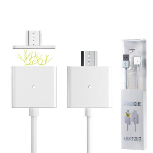 Câble de charge micro USB 1M magnétique Câble pour Samsung Sony LG Huawei Xiaomi Etc.