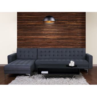 Canape Convertible Canape Gris Bleu Canape En Tissu Aberdeen