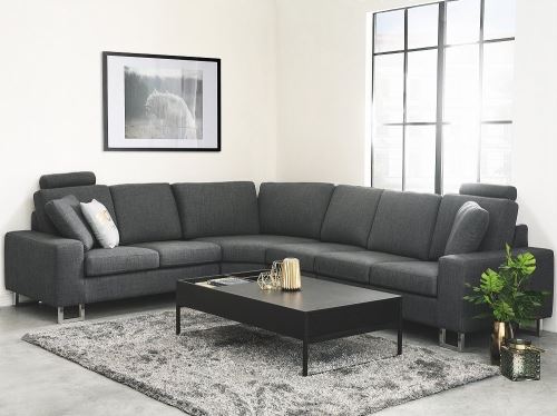 Canapé Dangle Canapé En Tissu Gris Sofa Stockholm