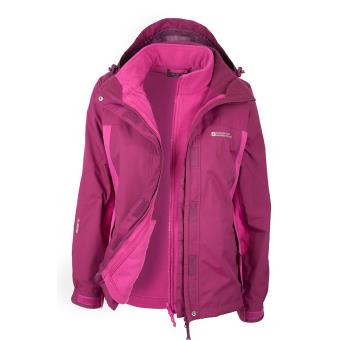 Mountain Warehouse Storm Manteau Femme Veste 3 en 1 veste sport doublure moltonnee femme