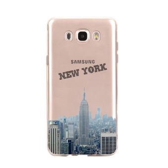 coque silicone new york transparente pojr samsung j3 2016