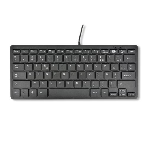 Clavier MCL Mini clavier USB Azerty - Noir