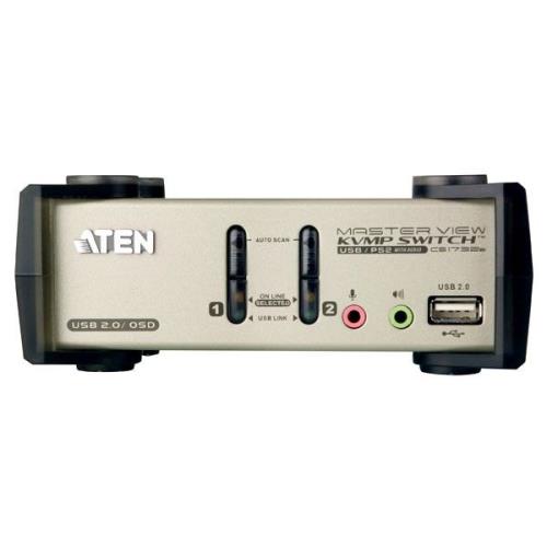 ATEN CS1732B - KVM / audio / USB switch - 2 poorten - desktop