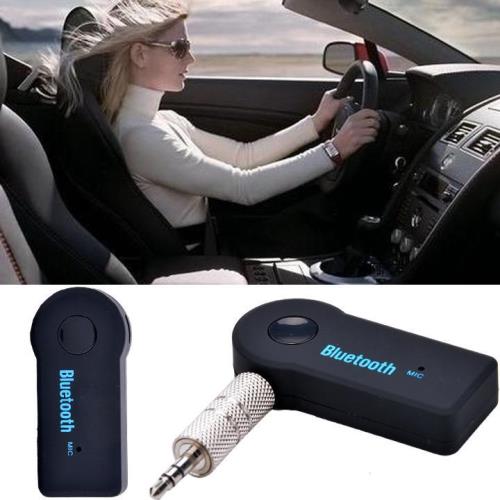 3,5 Mm Maison Voiture Bluetooth Audio Stéréo Mains-Libres De Musique Récepteur Câble Micro Adaptateur