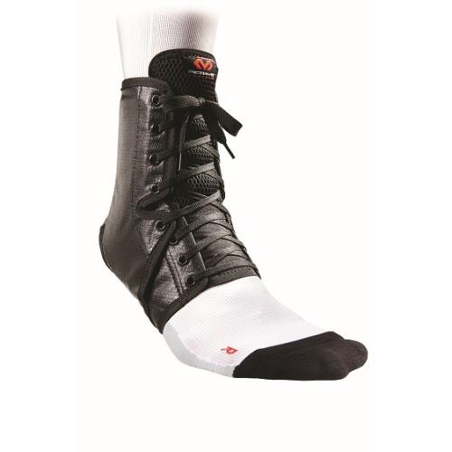 Chevillère à lacets McDavid avec inserts-blanc-XS