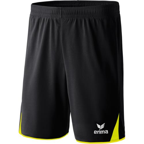 Erima - Short Junior Erima 5-CUBES - 8 ans - noir/jaune néon