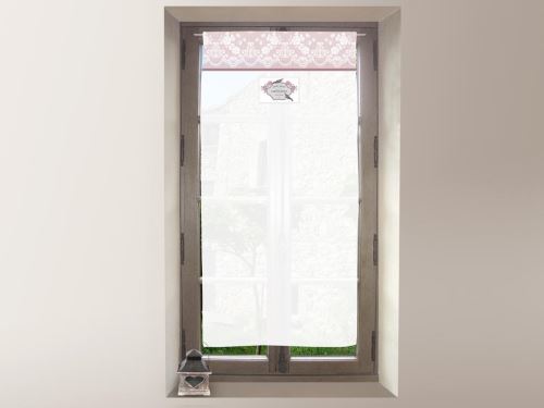 Brise bise en coton 60x120 cm GARDEN rose par Soleil d'ocre