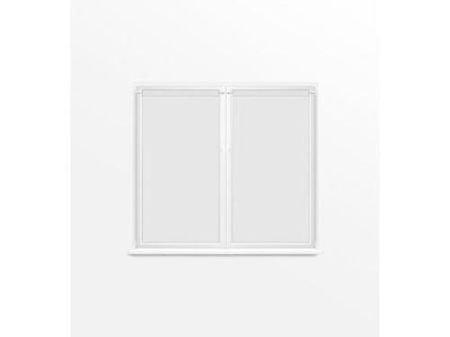 Paire de brise bise 90x120 cm DOLLY blanc