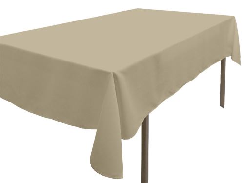 Nappe antitache rectangle 140x300 cm ALIX taupe