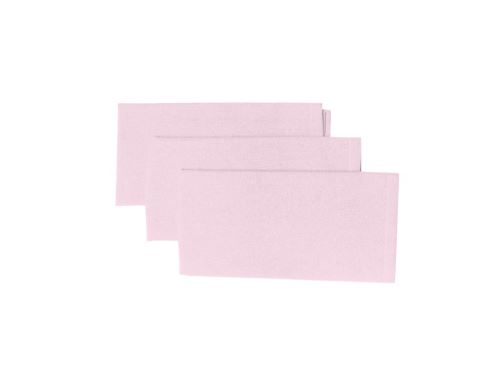 Lot de 3 serviettes en coton PANAMA rose