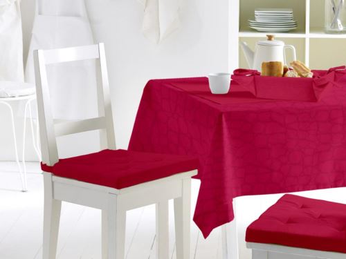 Nappe anti-tâches rectangle 140x240 cm CROCO fuschia