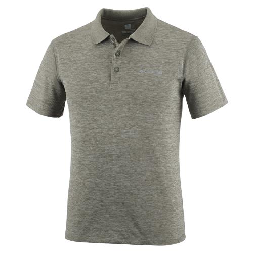 Polo manches courtes Columbia Zero Rules Gris Taille XL Adulte Homme