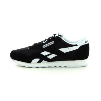 reebok classic nylon noir et blanc femme