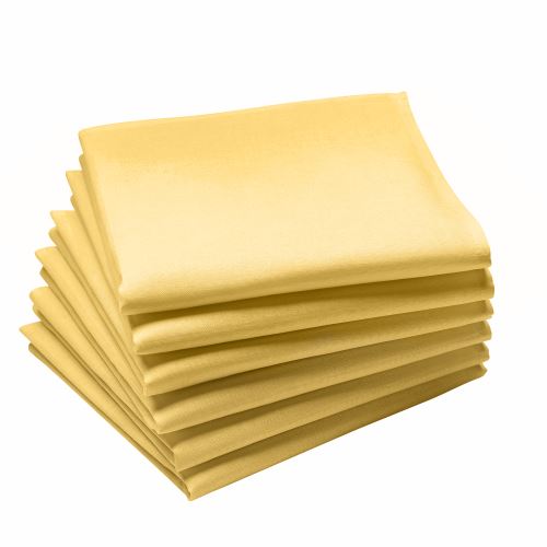 Coucke - Lot de 6 serviettes de table Blé- 45 x 45 cm