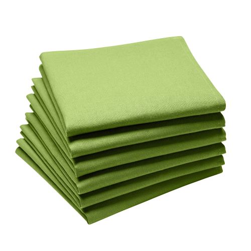 Coucke - Lot de 6 serviettes de table Brocoli- 45 x 45 cm