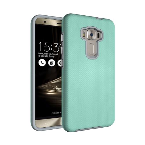 Asus ZenFone 3 ZE552KL Coque Protection Plastique Vert texturé Anti Choc ALS30904